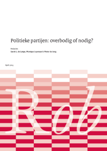 ROB Politieke partijen rapport